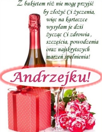 Prezenty i szampan na andrzejki